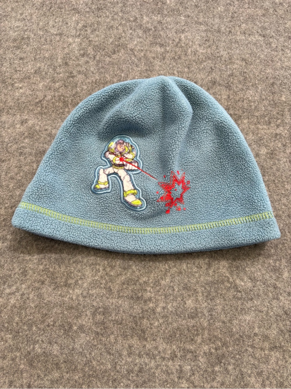 Disney Toy Story Buzz Lightyear blue fleece beanie Size small kids